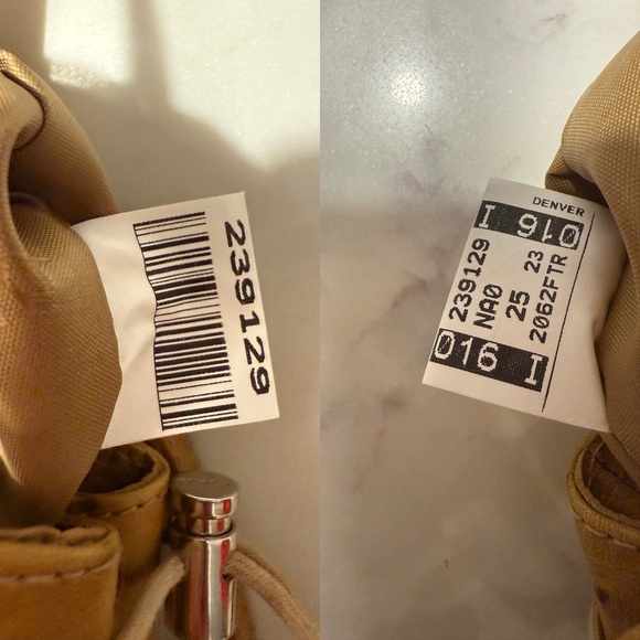 Furla Vintage Ostrich Embossed Leather Two Way Bag (EUC) and Dustbag - Picture 15 of 16